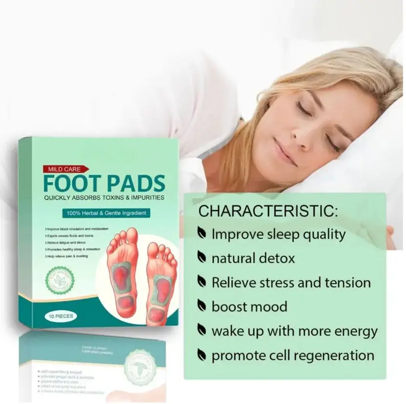 (Pack of 2) Foot Detox Pads – 20 Patches for Overnight Foot Care & Relaxation